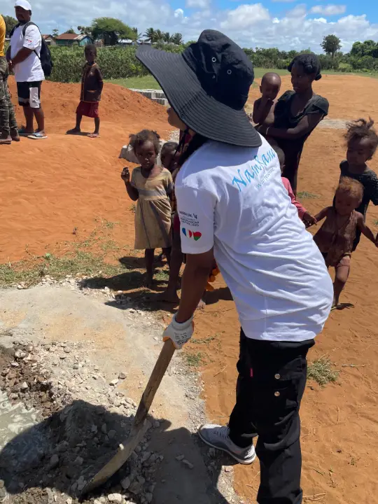 Construction d’une cuve de stockage d’eau à Sevohipoty (Androy) Madagascar
