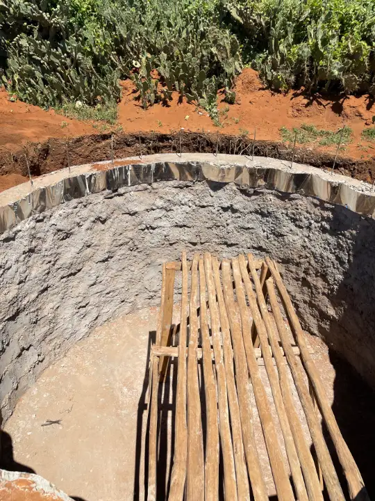 Construction d’une cuve de stockage d’eau à Sevohipoty (Androy) Madagascar